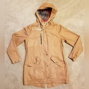 Kavu Women's Sundowner Hooded Waxed Cotton Jacket Size Large